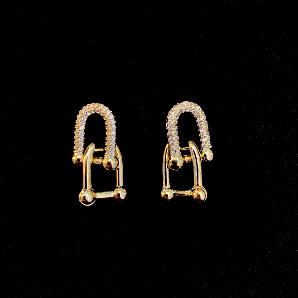 CHAIN LOCKED LUXE - THE EARRING